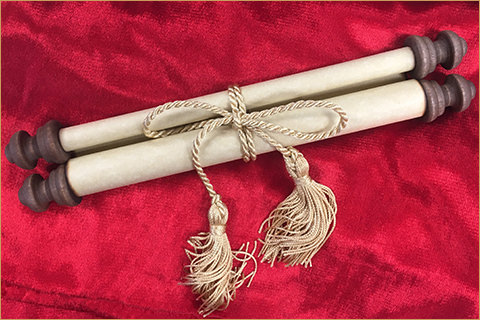 Scroll with Tassels